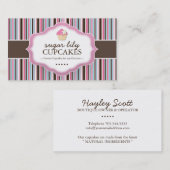 Cartes de visite lunatiques de boulangerie (Devant / Derrière)