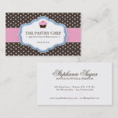 Cartes de visite lunatiques de boulangerie (Devant / Derrière)