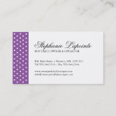 Cartes de visite lunatiques de boutique de bébé (Dos)