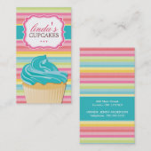 Cartes de visite lunatiques de petit gâteau (Devant / Derrière)