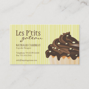 Cartes de visite lunatiques de petit gâteau