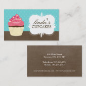 Cartes de visite lunatiques de petit gâteau (Devant / Derrière)