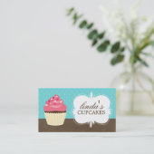 Cartes de visite lunatiques de petit gâteau (Debout devant)