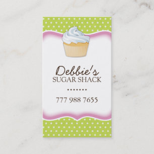 Cartes de visite lunatiques de petit gâteau