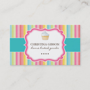 Cartes de visite lunatiques de petit gâteau