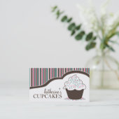 Cartes de visite lunatiques de petit gâteau de la (Debout devant)