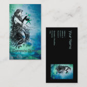 Cartes de visite lunatiques de sirène ancienne (Devant / Derrière)