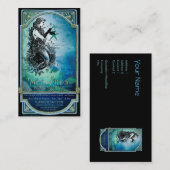 Cartes de visite lunatiques de sirène ancienne (Devant / Derrière)