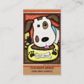 Cartes de visite lunatiques faits sur commande de (Dos)