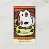 Cartes de visite lunatiques faits sur commande de (Dos)