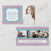 Cartes de visite lunatiques personnalisables de (Devant / Derrière)