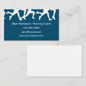 Cartes de visite lustrés de l'entraîneur (Devant / Derrière)