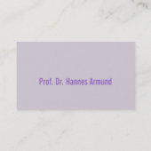 Cartes de visite Luxe Frais (Dos)