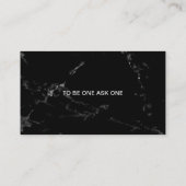 Cartes de visite maçonniques en marbre or | Freema (Dos)