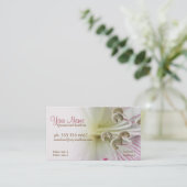 Cartes de visite macro de fleurs de Lillium (Debout devant)