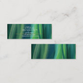 Cartes de visite magiques verts (Devant / Derrière)