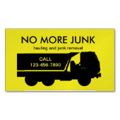 Cartes de visite Magnétiques De Retrait De Câbles  (devant)