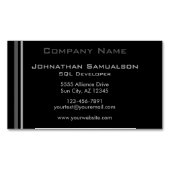 Cartes de visite magnétiques faits sur commande (devant)