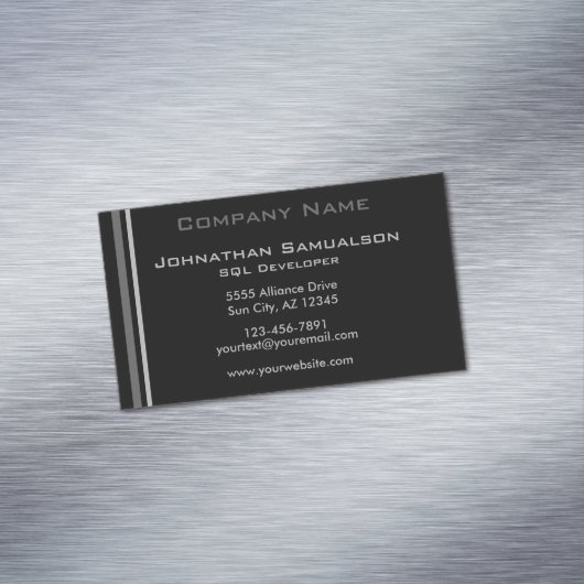 Cartes de visite magnétiques faits sur commande (In Situ)