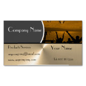 Cartes de visite magnétiques personnalisés avec ph (devant)