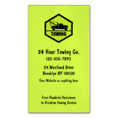 Cartes de visite magnétiques simples pour remorqua (devant Vertical)