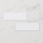 Cartes de visite maigres (Devant / Derrière)