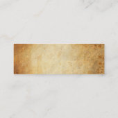 Cartes de visite maigres de bibliothécaire (Dos)