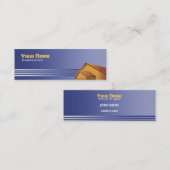 Cartes de visite maigres de charpentier (Devant / Derrière)