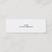 Cartes de visite maigres de chiots de boxeur (Dos)