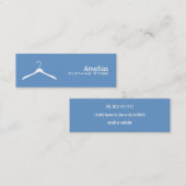 Cartes de visite maigres de magasin d'habillement (Devant / Derrière)