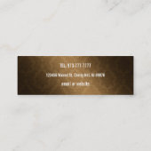 Cartes de visite maigres de nettoyeur à sec (Dos)