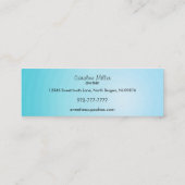 Cartes de visite maigres de petits gâteaux (Dos)