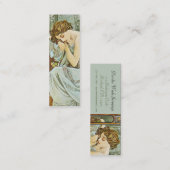 Cartes de visite maigres de signet de Nouveau (Devant / Derrière)