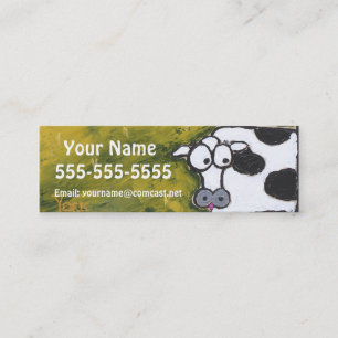 cartes de visite maigres de vache