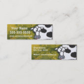 cartes de visite maigres de vache (Devant / Derrière)