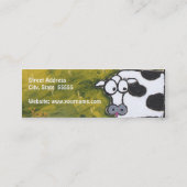 cartes de visite maigres de vache (Dos)