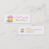 Cartes de visite maigres d'illustration de petit (Devant / Derrière)