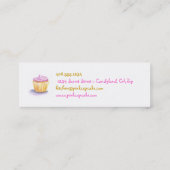 Cartes de visite maigres d'illustration de petit (Dos)