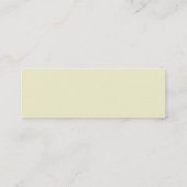 Cartes de visite maigres rebelles de profil (Dos)