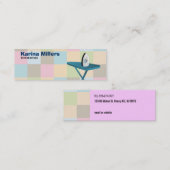 Cartes de visite maigres repassants de service (Devant / Derrière)