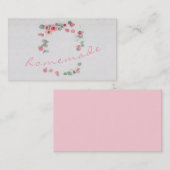 Cartes de visite maison (Devant / Derrière)