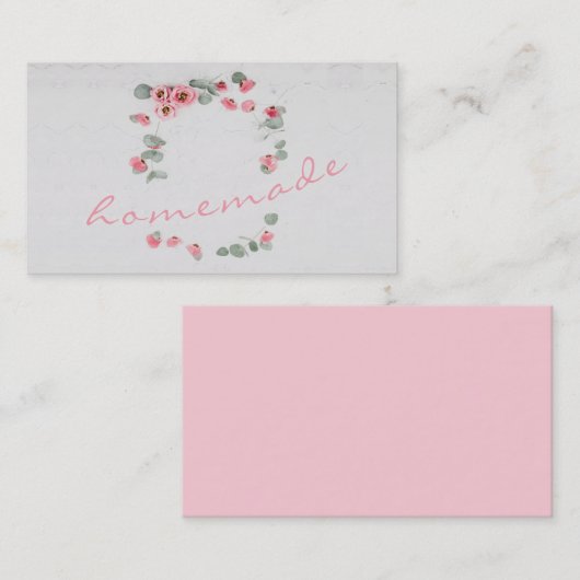 Cartes de visite maison (Devant / Derrière)