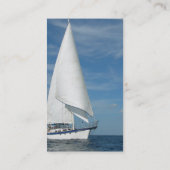 Cartes de visite majestueux de voile (Dos)
