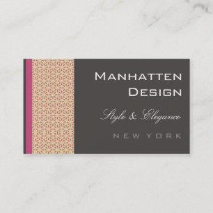 cartes de visite > Manhattan [musc rose]