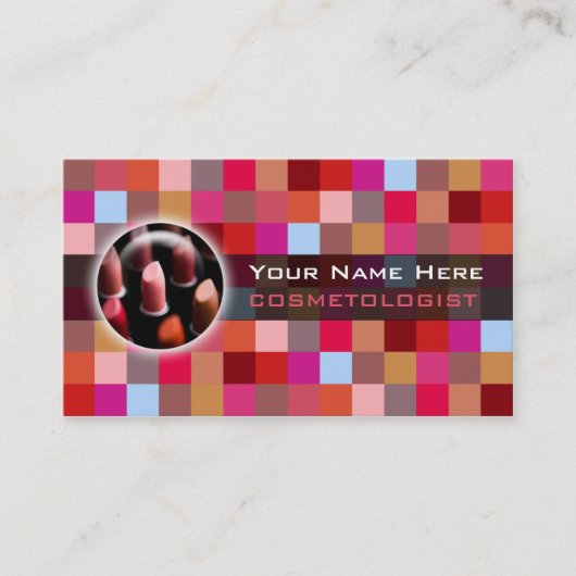 Cartes de visite maquillage (Devant)