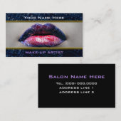 Cartes de visite maquillage (Devant / Derrière)
