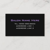 Cartes de visite maquillage (Dos)