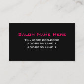 Cartes de visite maquilleurs (Dos)