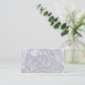 Cartes de visite Marbre Violet (Debout devant)