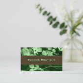 Cartes de visite mariage fleuristes (Debout devant)